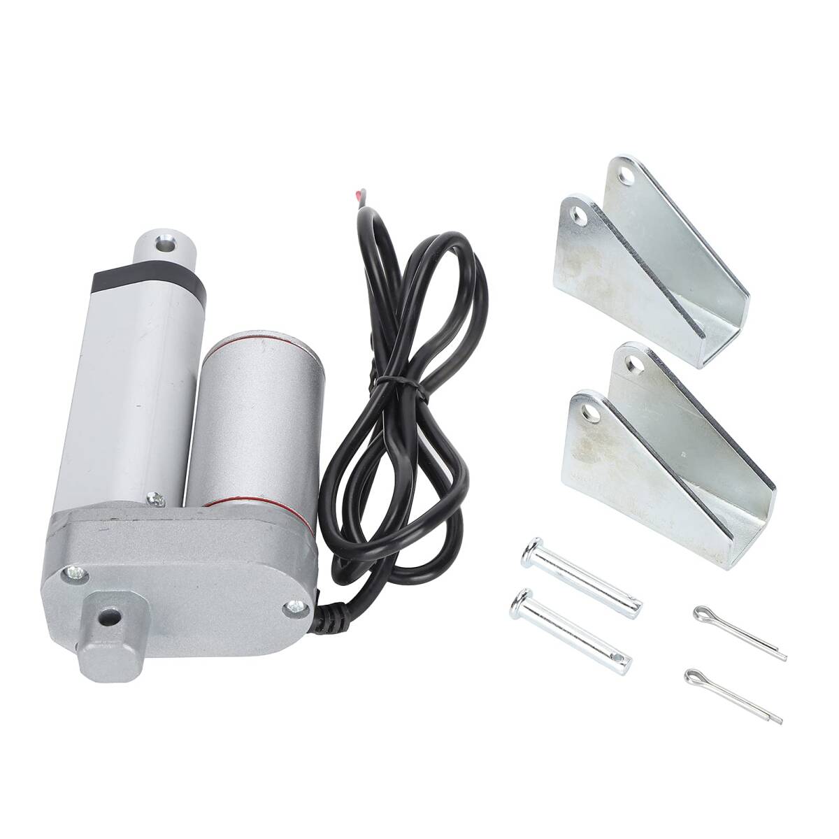 #39K-76S5 24V DC モーター電動パター、取り付けブラケット付き電動 L アクチュエーター、750N Th 30mm ストロークアルミニウム y 