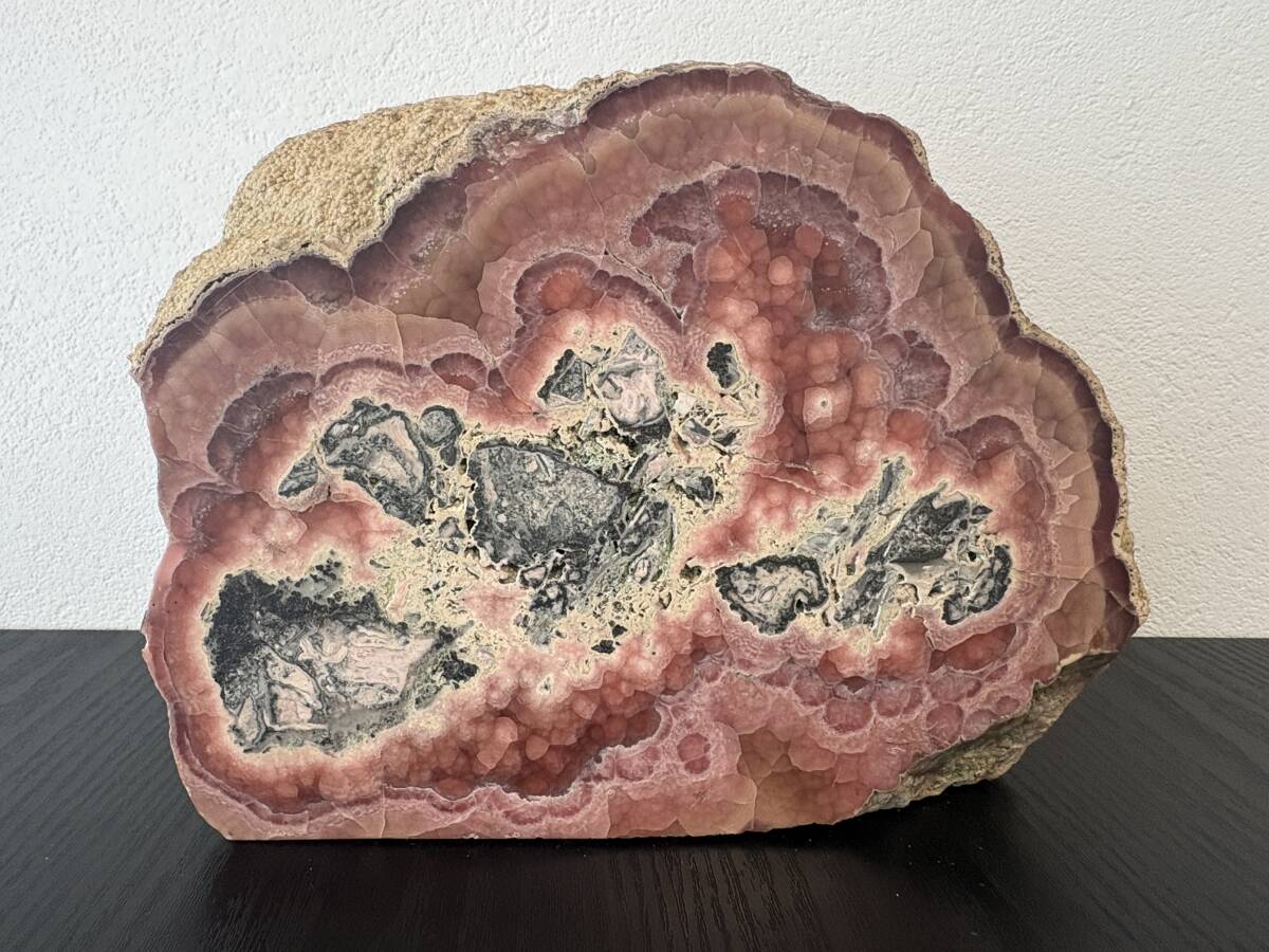 8.９kg　インカローズ　ロードクロサイト　菱マンガン鉱　原石　観賞石　置き石　インテリア　