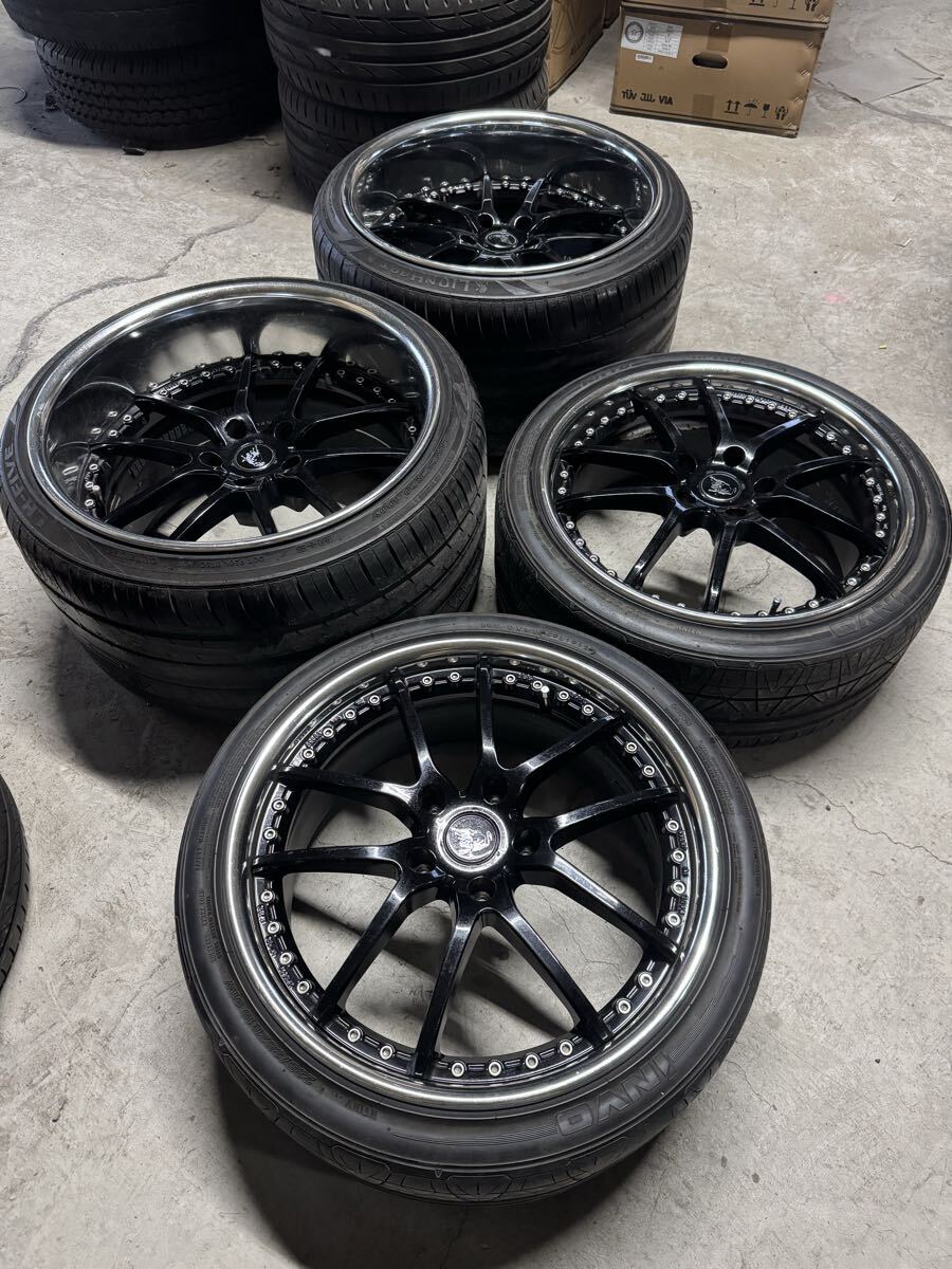 ランボルギーニ ムルシエラゴ TANABE ヴェルフェン GT04 20インチアルミホイールとタイヤ 検索 ディアブロ PCD120 5穴 5H LP620 BBS OZ 
