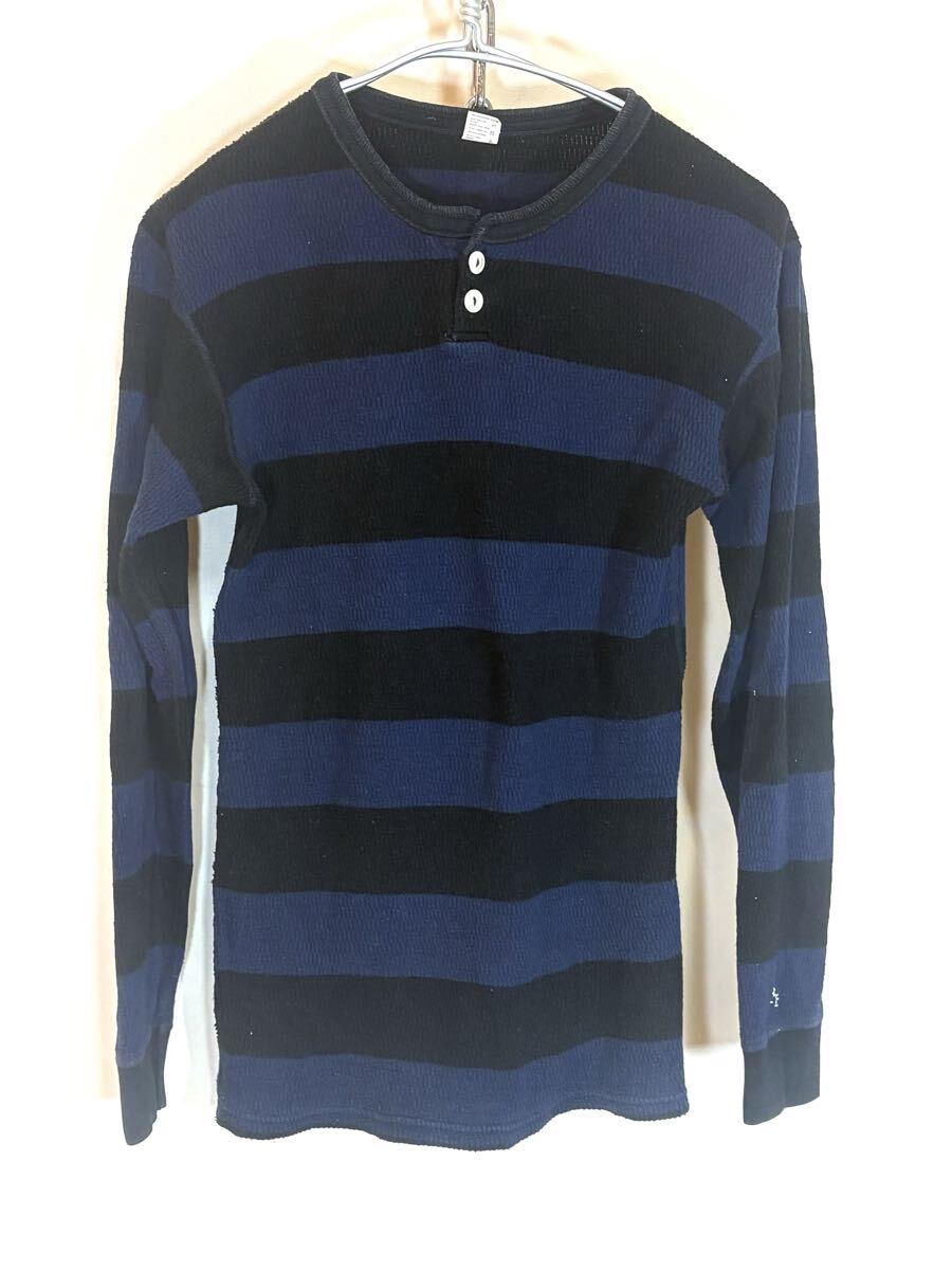 THE FLAT HEAD フラットヘッド 長袖ボーダーシャツ アメカジ 黒 青 長袖Tシャツ THE FLAT HEAD RJB 等出品中