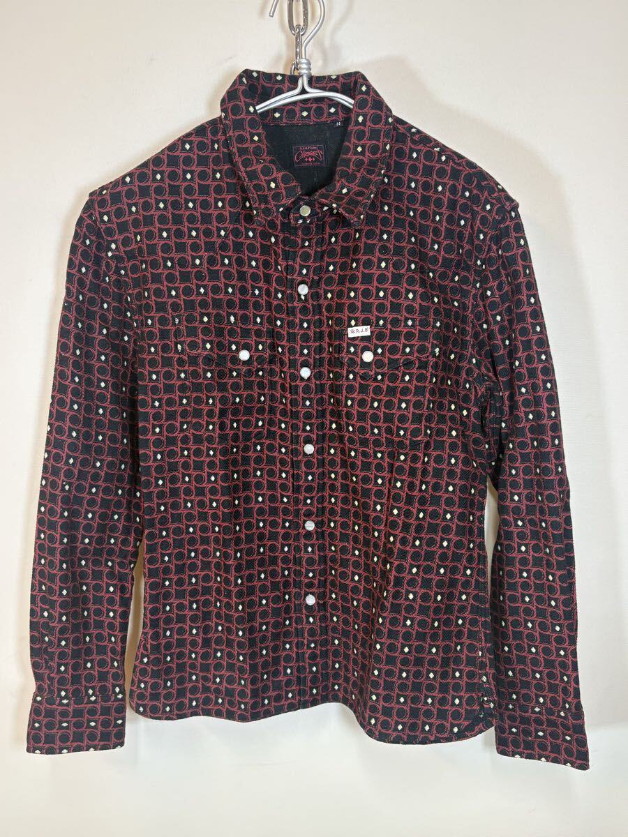 THE FLAT HEAD フラットヘッド 長袖フランネルシャツ アメカジ 赤 黒 ウエスタンシャツ 長袖ネルシャツ THE FLAT HEAD RJB 等出品中