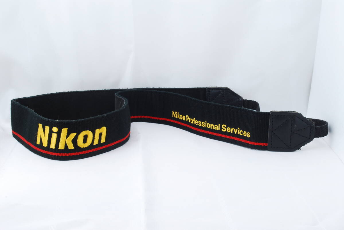 ☆Nikon ニコン Professional Services プロストラップ 刺繍 プロフェッショナル サービス プロスト NPS 海外版 ストラップ Camera Strap☆