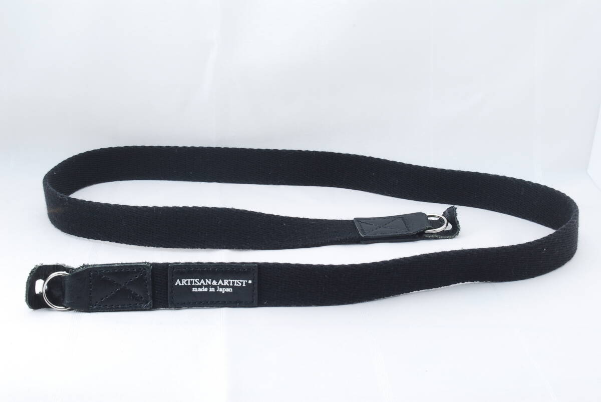 ☆ARTISAN＆ARTIST アルティザンアーティスト カメラ ストラップ 黒色(ブラック) made in Japan ショルダー ネック Camera Strap☆☆