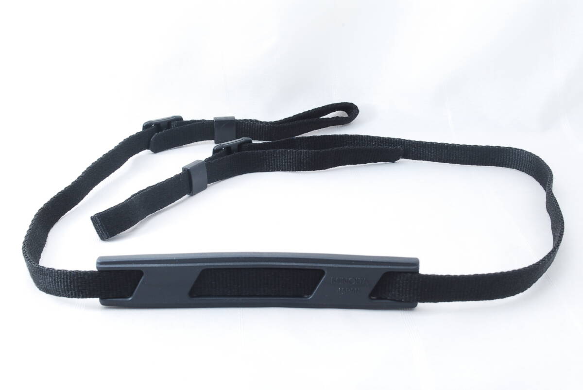 ☆KONICA MINOLTA コニカ ミノルタ カメラ ストラップ 黒色(ブラック) CLE キャリング ショルダー ベルト ネック 紐 Camera Strap☆