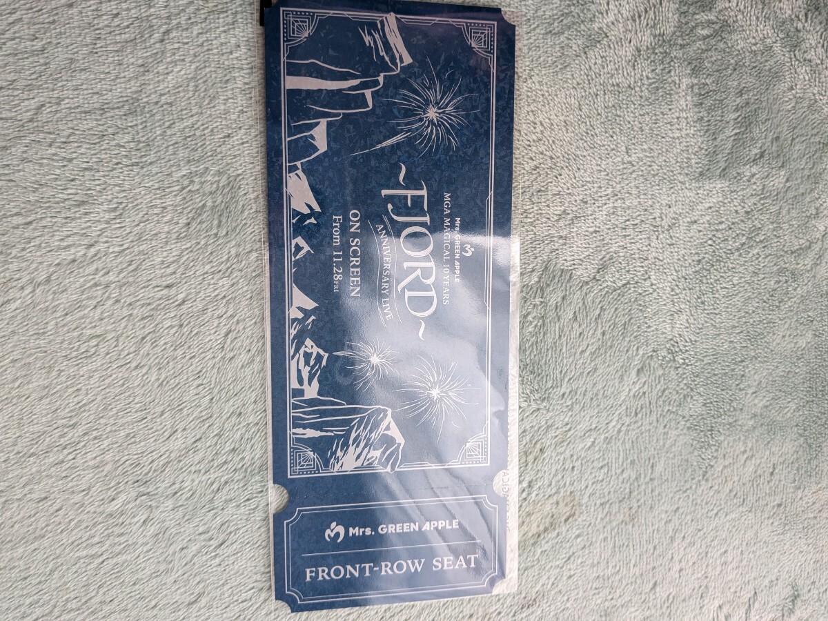 Mrs. GREEN APPLE 〜FJORD〜 ON SCREEN ANNIVERSARY LIVE 映画 入場者特典 フィヨルド