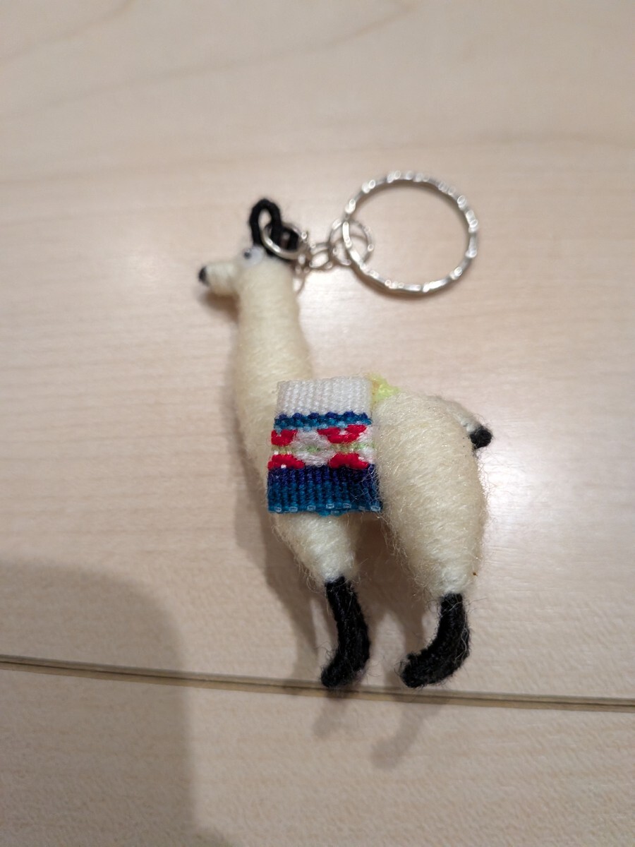 アルパカ キーホルダー ペルー