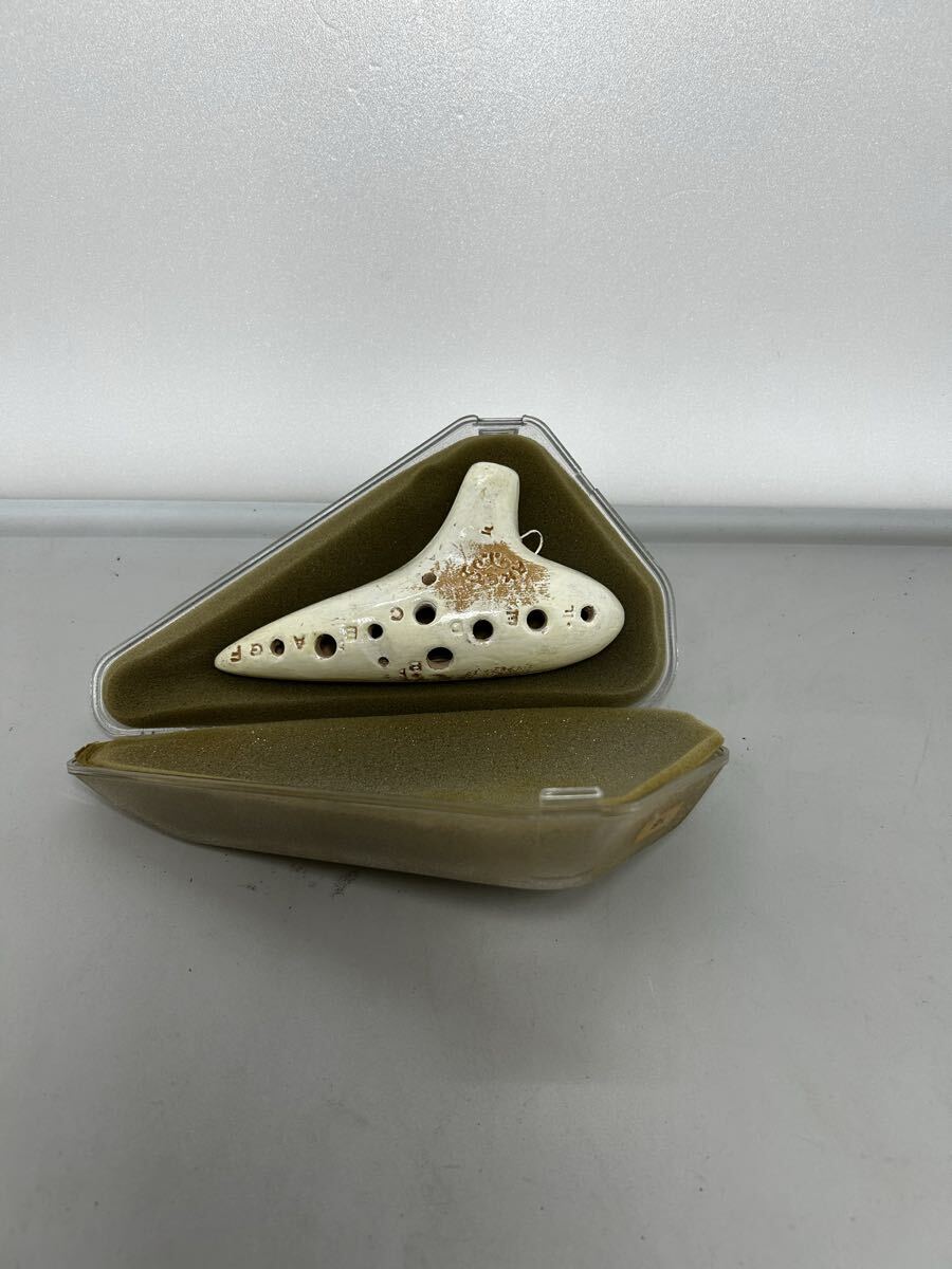 【使用品】アケタオカリーナの「コルネチーノ RT-2F」 オカリナ