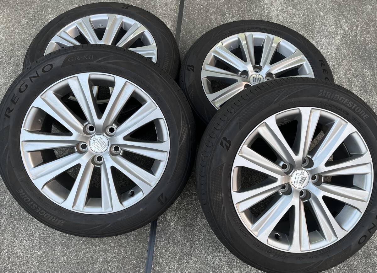 TOYOTA トヨタ クラウン 210系 純正 17インチホイール 215/55R17 タイヤ ホイール 4本セット 保管品 注目99円スタート