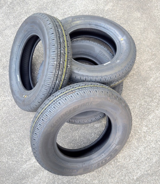 未使用 タイヤ 4本 145/80R12 BRIDGESTONE ブリヂストン ECOPIA R710 80/78N LT 2026年製
