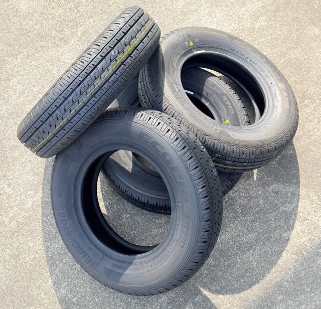 ②未使用 タイヤ 4本 145/80R12 BRIDGESTONE ブリヂストン ECOPIA R710 80/78N LT 2026年製