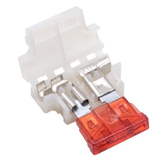 ヒューズホルダー(T)12V/24Vパワーブレードヒューズホルダー(T)！ブレードヒューズ用！10Aヒューズ付き！