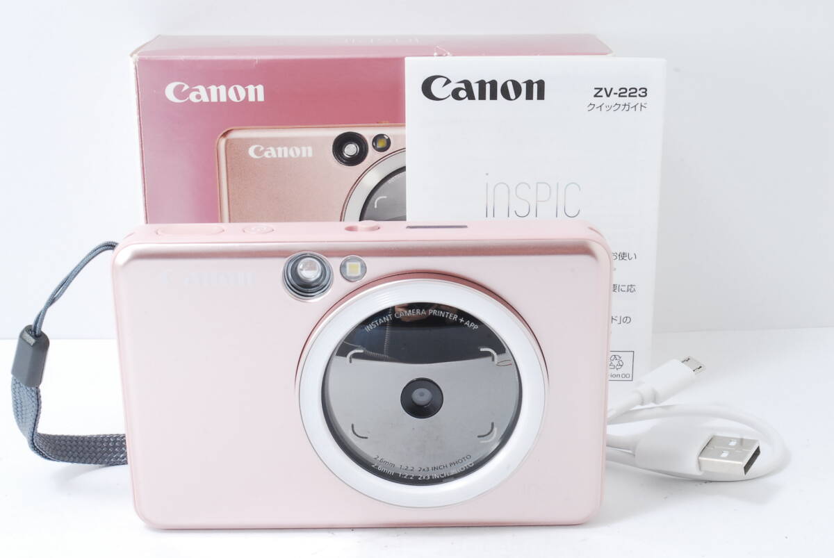 極上品★Canon キヤノン iNSPiC ZV-223-PK★5498