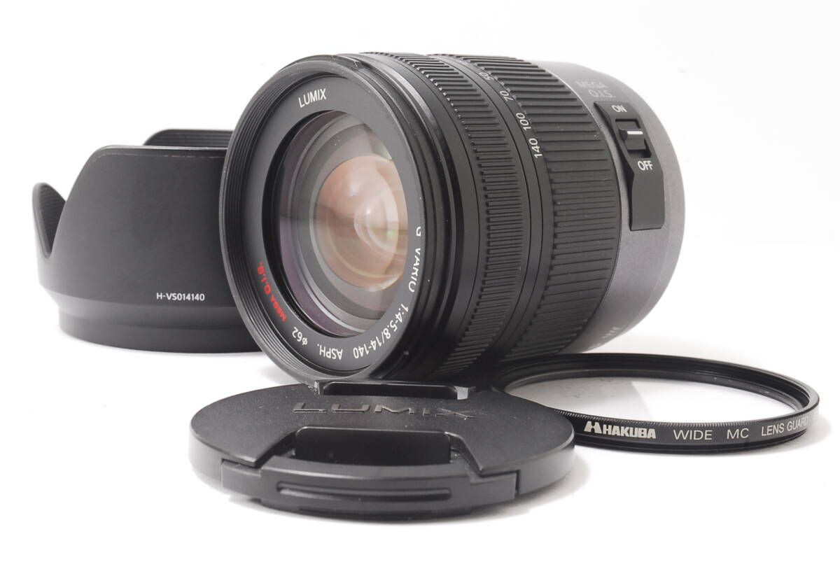 極上品★パナソニック Panasonic LUMIX G VARIO 14-140mm F4.0-5.8 ASPH. MEGA O.I.S. H-VS014140★5600