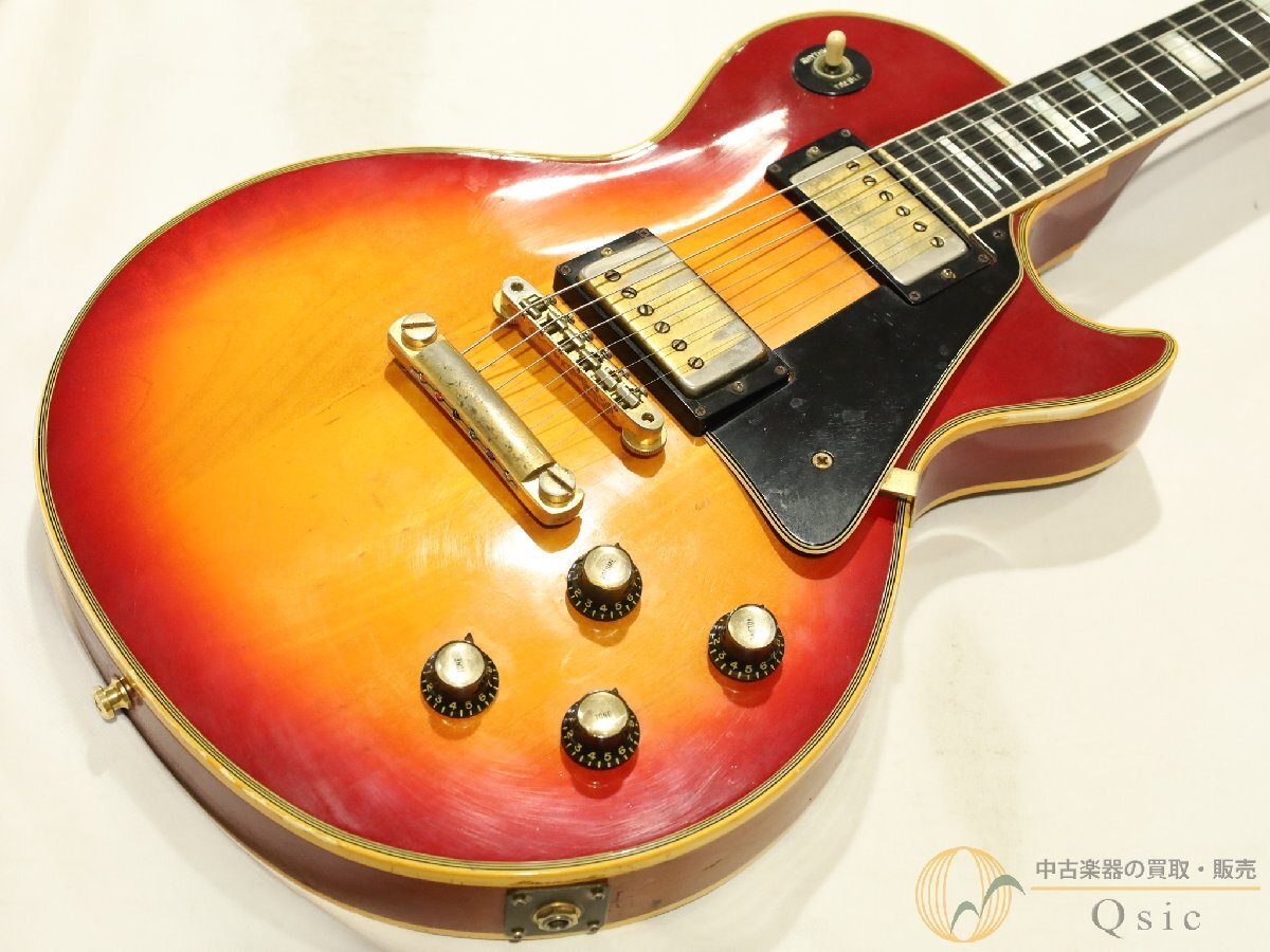 [中古] Gibson Les Paul Custom Cherry Sunburst 3pメイプルネックの鋭い立ち上がり 1979年製 [NM645]【神戸店在庫】