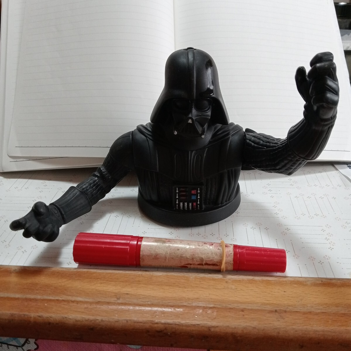 ヴィンテージソフビ スターウォーズダースベイダー　フ 