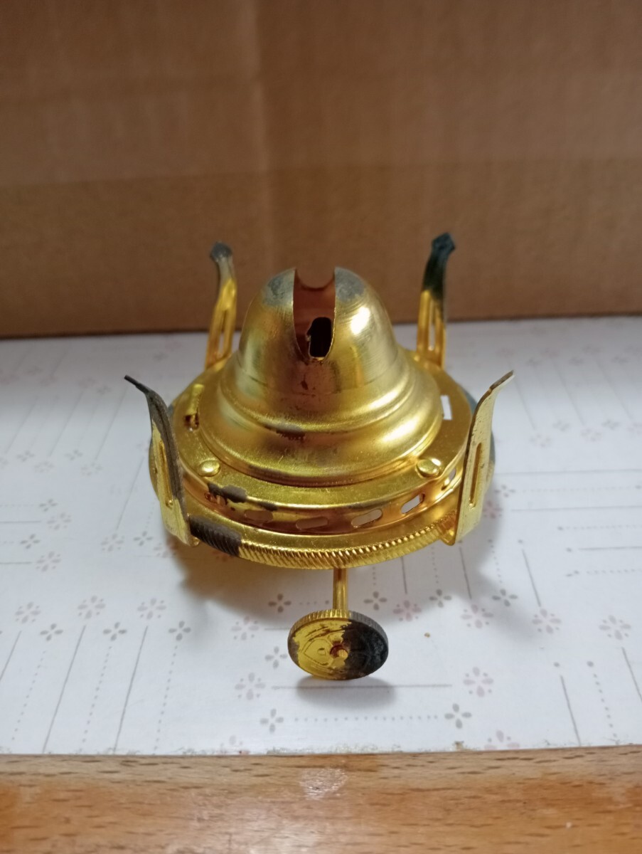 オイルランプ 真鍮製 バーナー 金具　透２