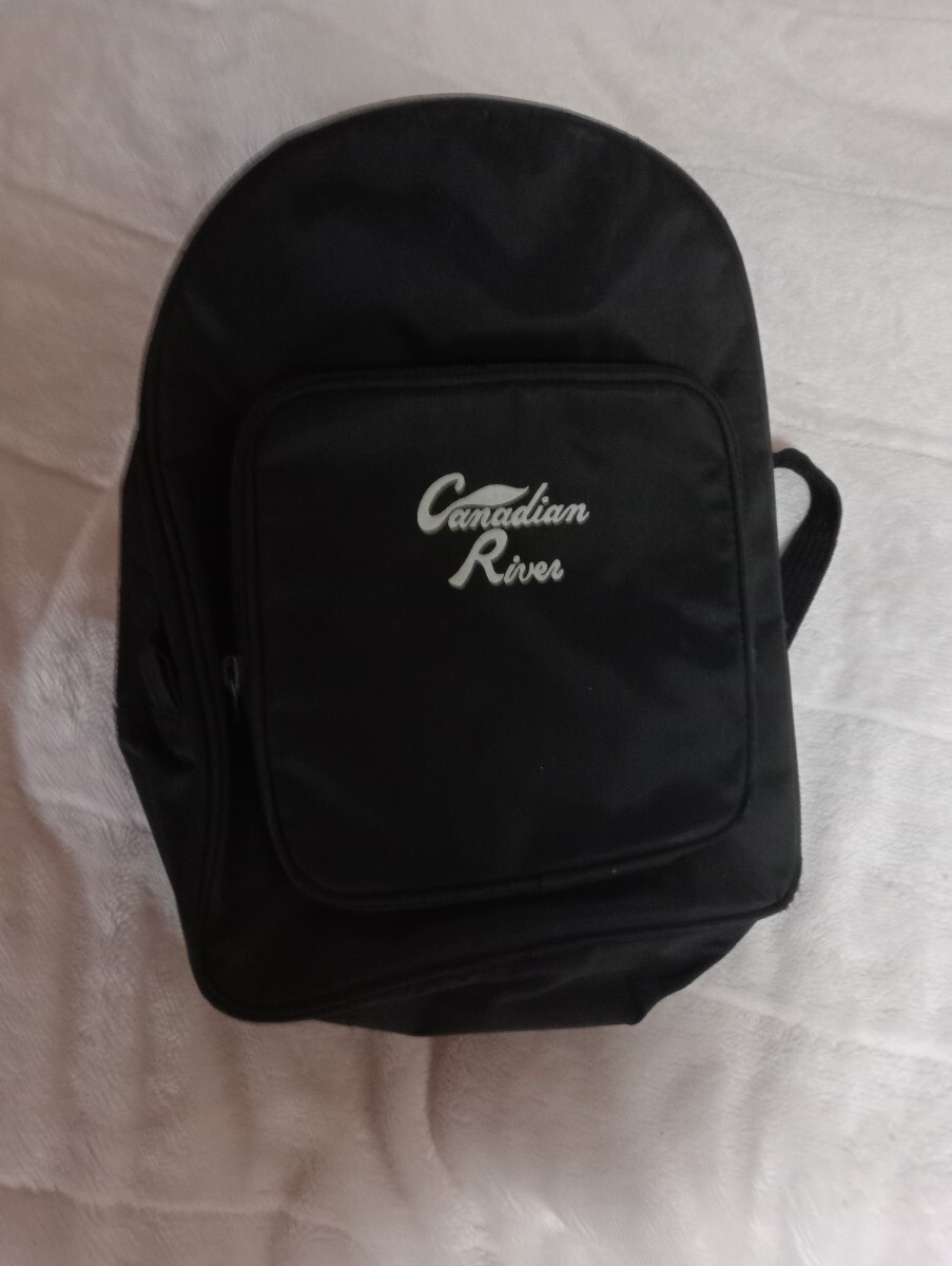ビンテージレトロ　カナディアンリバー　バックパック　押