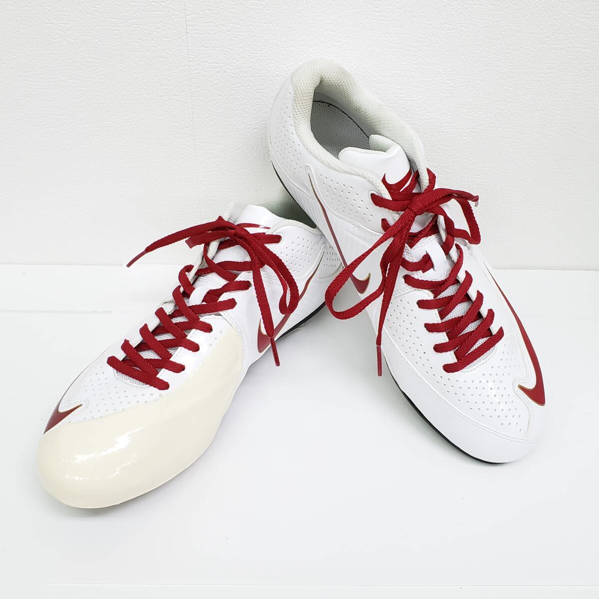 NIKE ナイキ 野球スパイク ベースボールシューズ 白×赤 #11 29㎝ 現状保管品