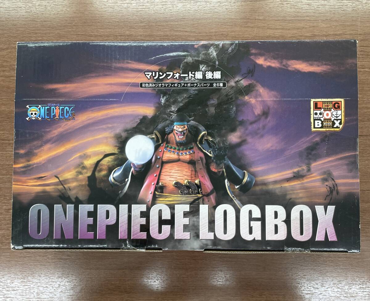 ④未開封品 メガハウス ワンピース ログボックス マリンフォード編 後編 LOGBOX 彩色済みジオラマフィギュア