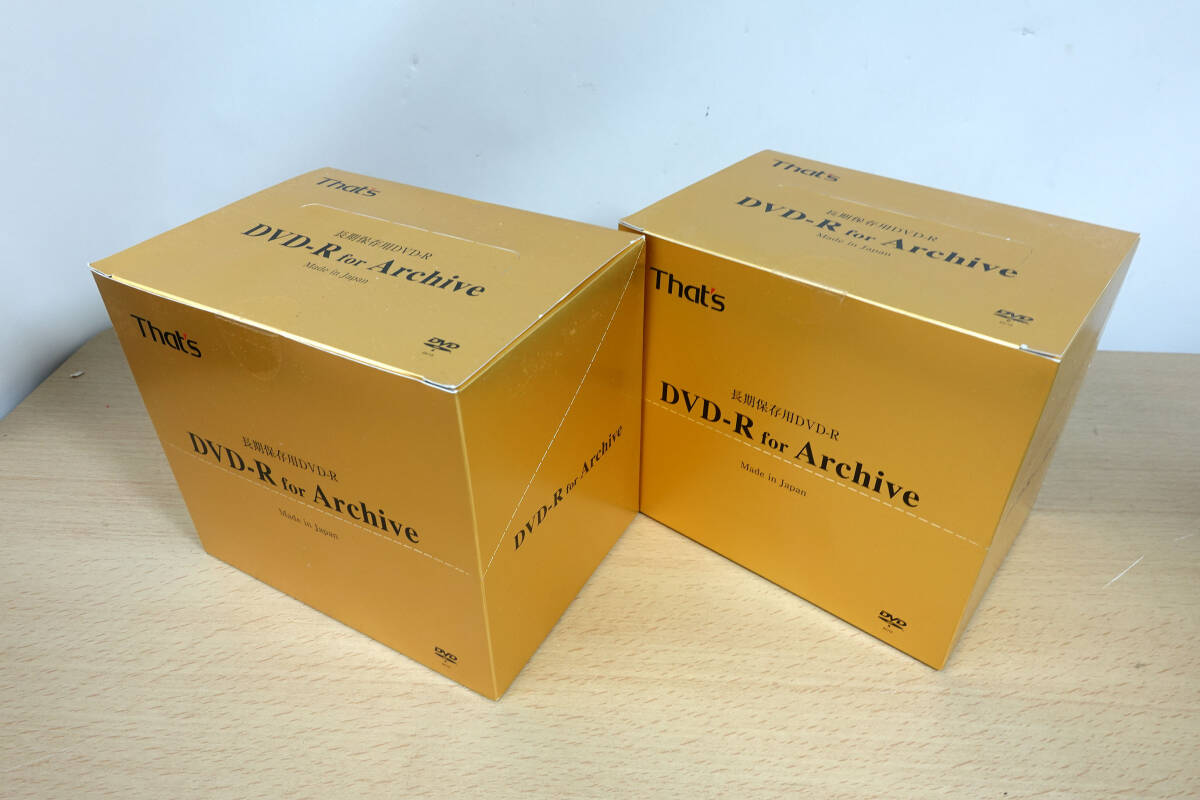That's DVD-R for Archive 長期保存用DVD-R 未開封 20枚