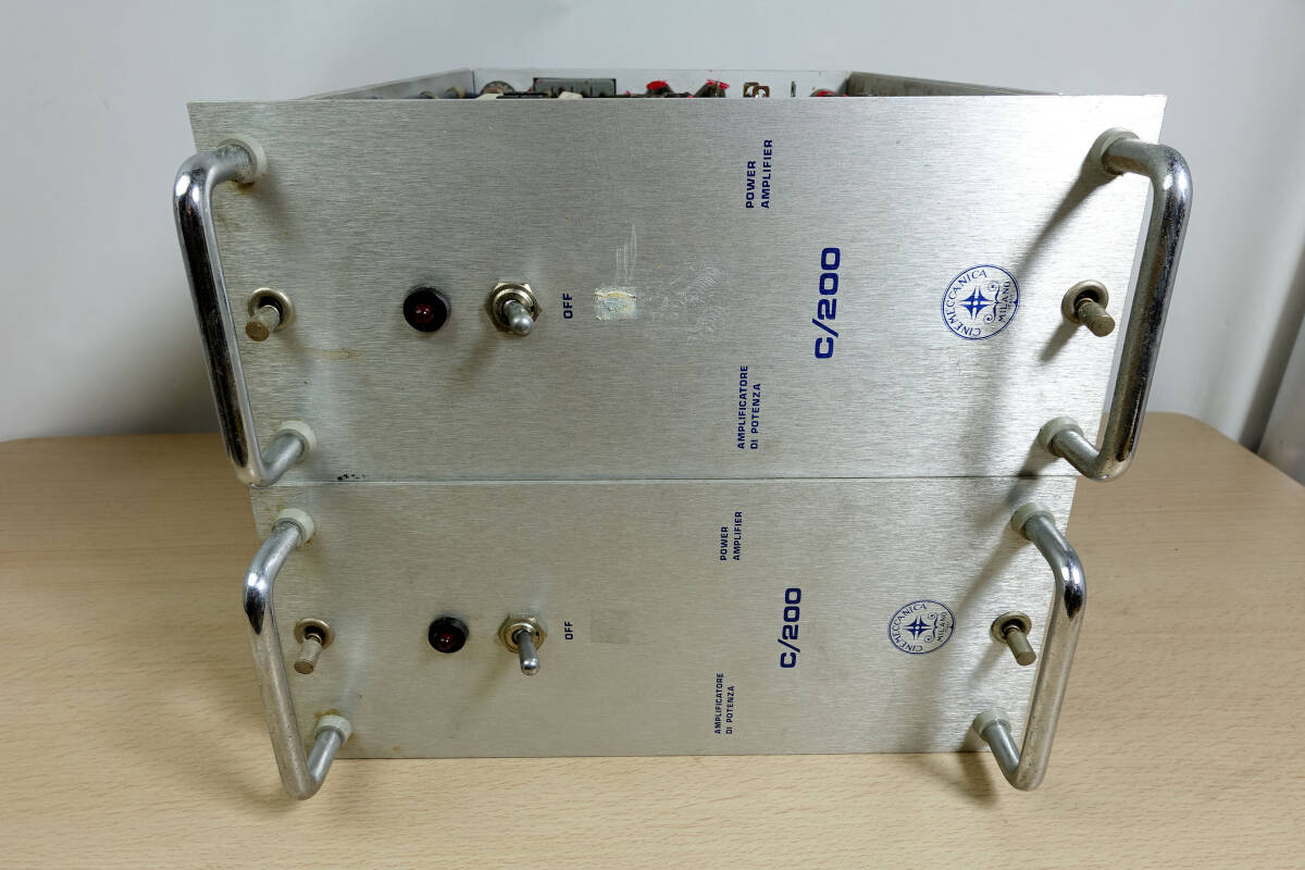 Cinemeccanica C/200 パワーアンプ 2台セット 動作未確認