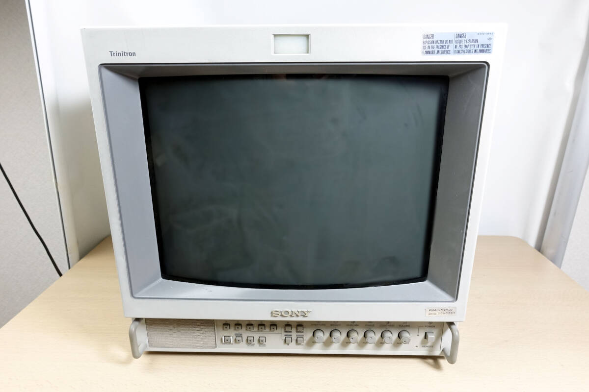 SONY PVM-14M2MDJ ホワイト カラービデオモニター ジャンク