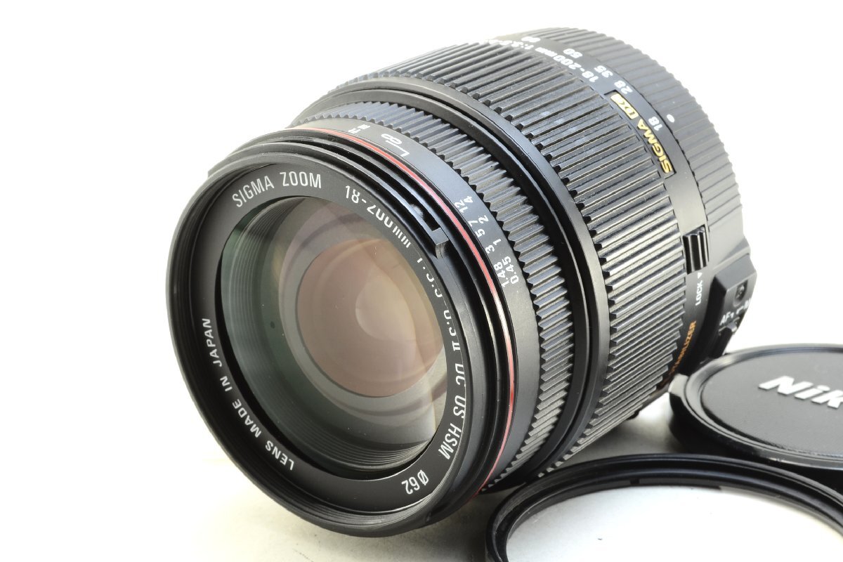 【良品】SIGMA 18-200mm F3.5-6.3 II HSM DC OS HSM / Nikon用 #4878