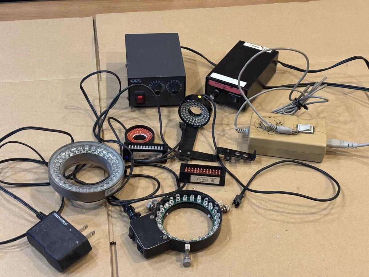 CCS LED照明用電源 PD-1012 実体顕微鏡用 LEDリング 照明装置 顕微鏡 コスシステム バー照明など 中古品 ジャンク扱い 部品取り