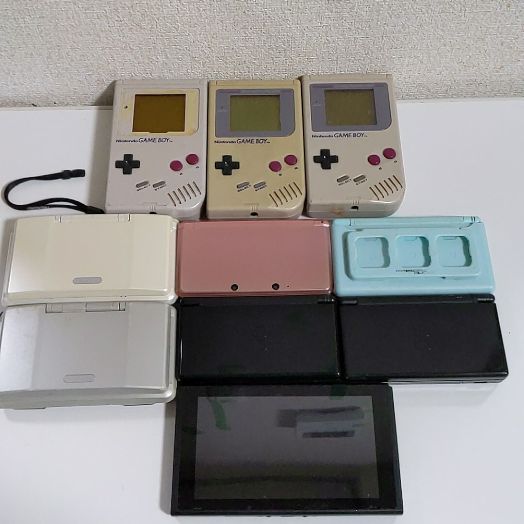 【10台まとめ】任天堂 ニンテンドーSwitch 3DS DSLite3台　DS2台　 ゲームボーイ スイッチ　 ゲーム機 本体 まとめ 1円