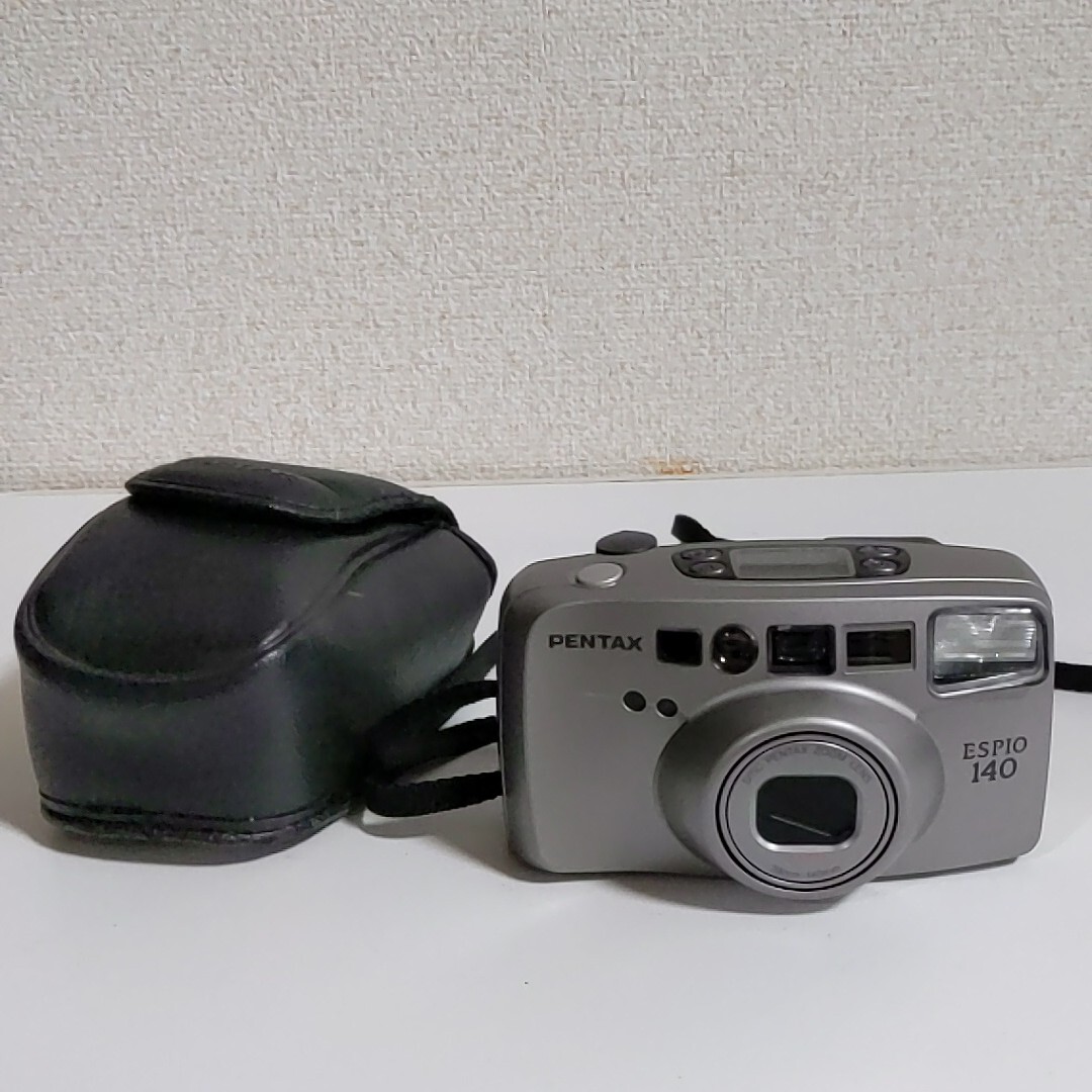 PENTAX ペンタックス ESPIO 140 コンパクトフィルムカメラ シルバー ケース付き 