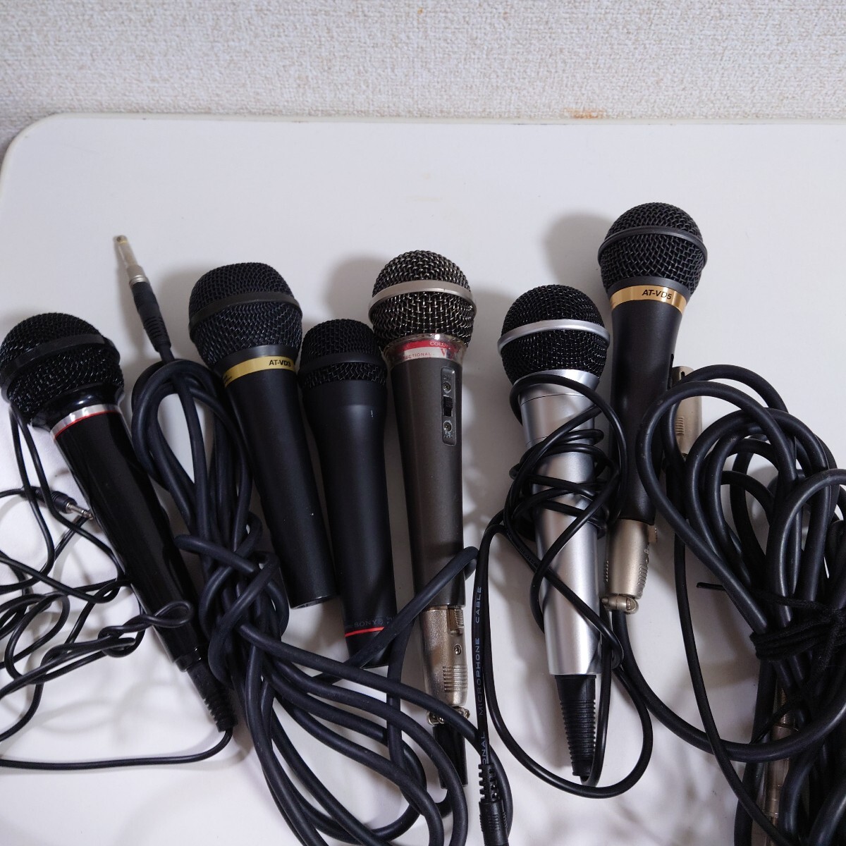 マイク　 audio-technica SONY　まとめ　AT-VD5 AT-VD3 ECM-PCV80U