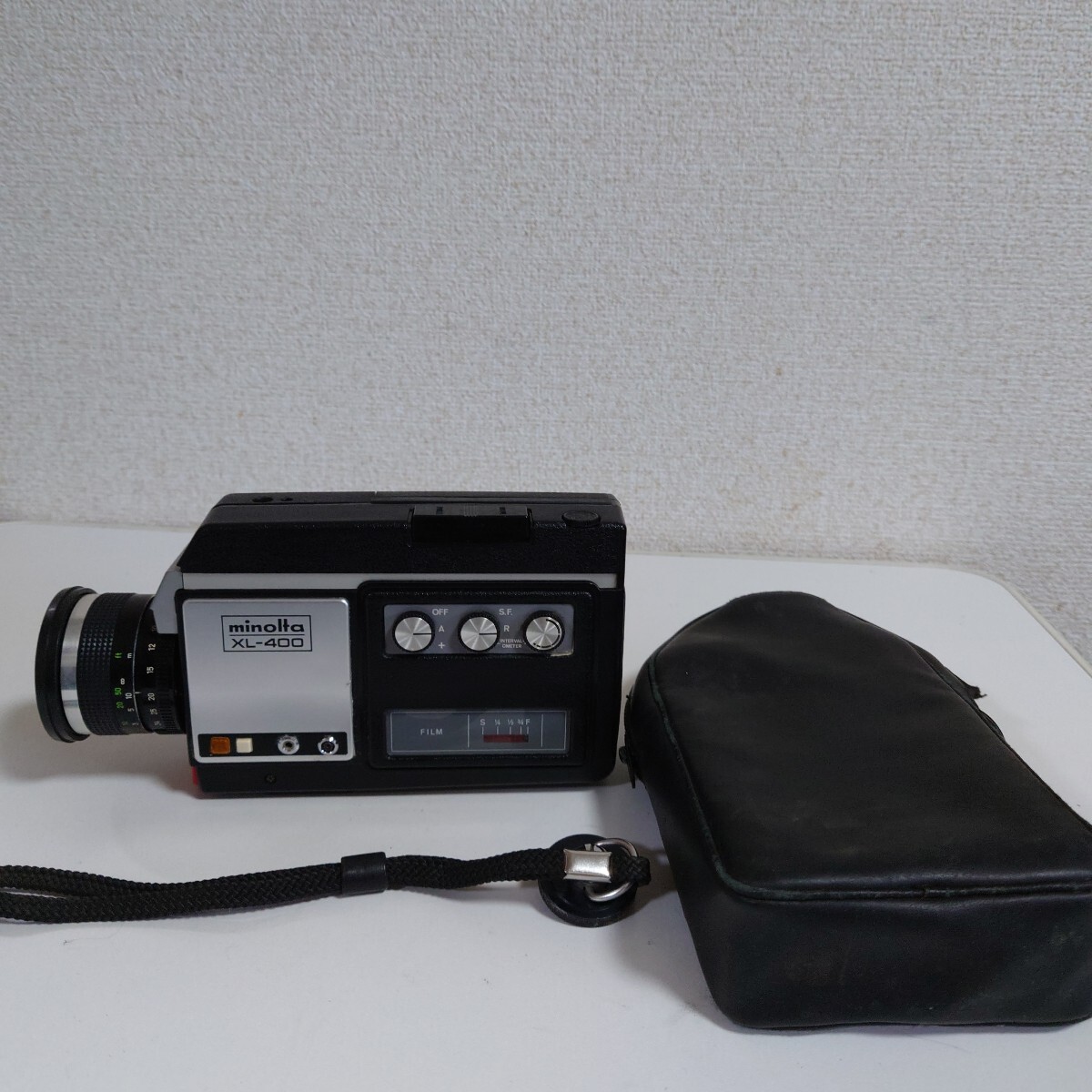 MINOLTA ミノルタ XL-400 8ミリ 8mm フィルムカメラ スーパー8 レトロ 希少 ビデオカメラ　専用ケース