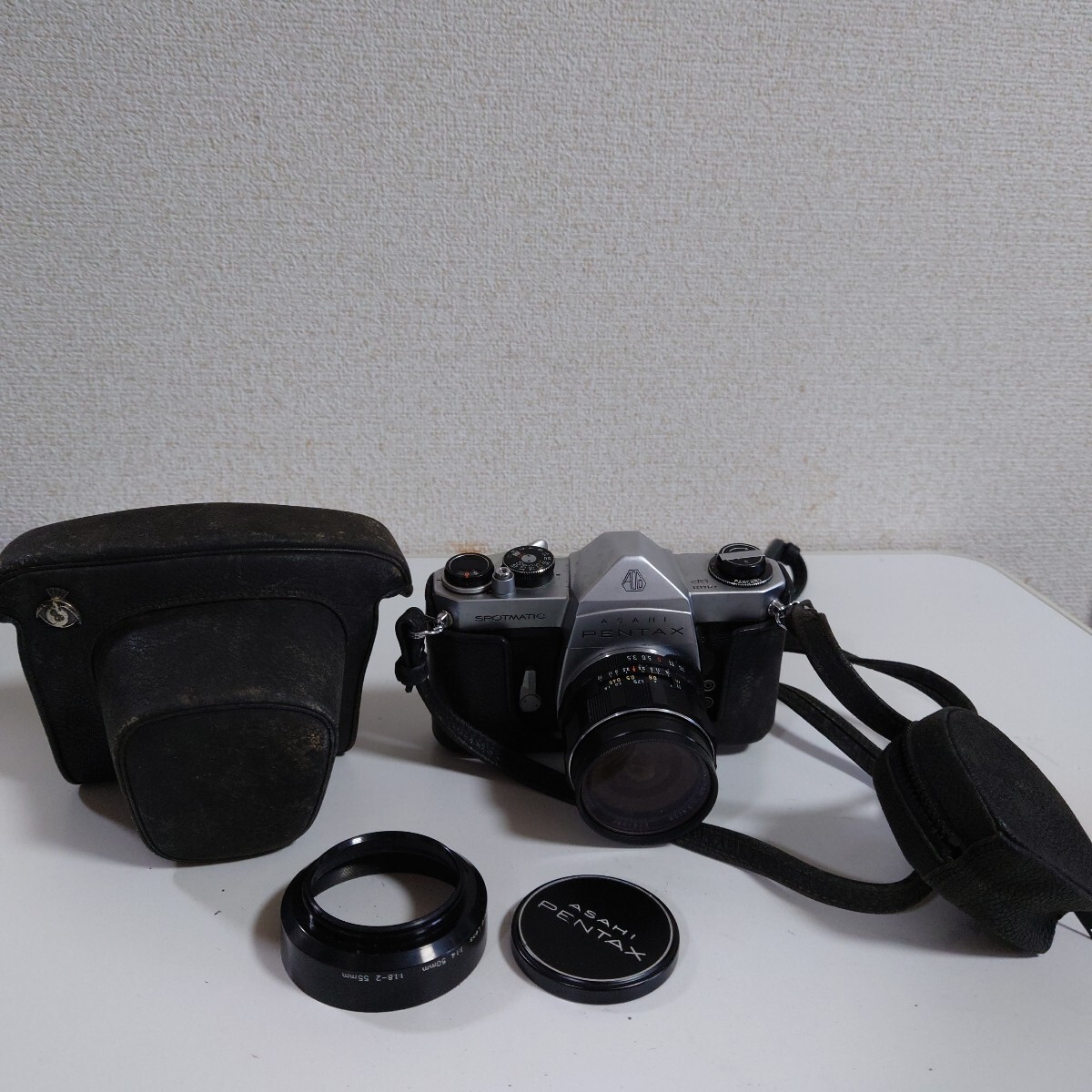 ASAHI PENTAX アサヒ ペンタックス SPOTMATIC SP F 1:3.5/28 一眼レフ フィルムカメラ 　ケース