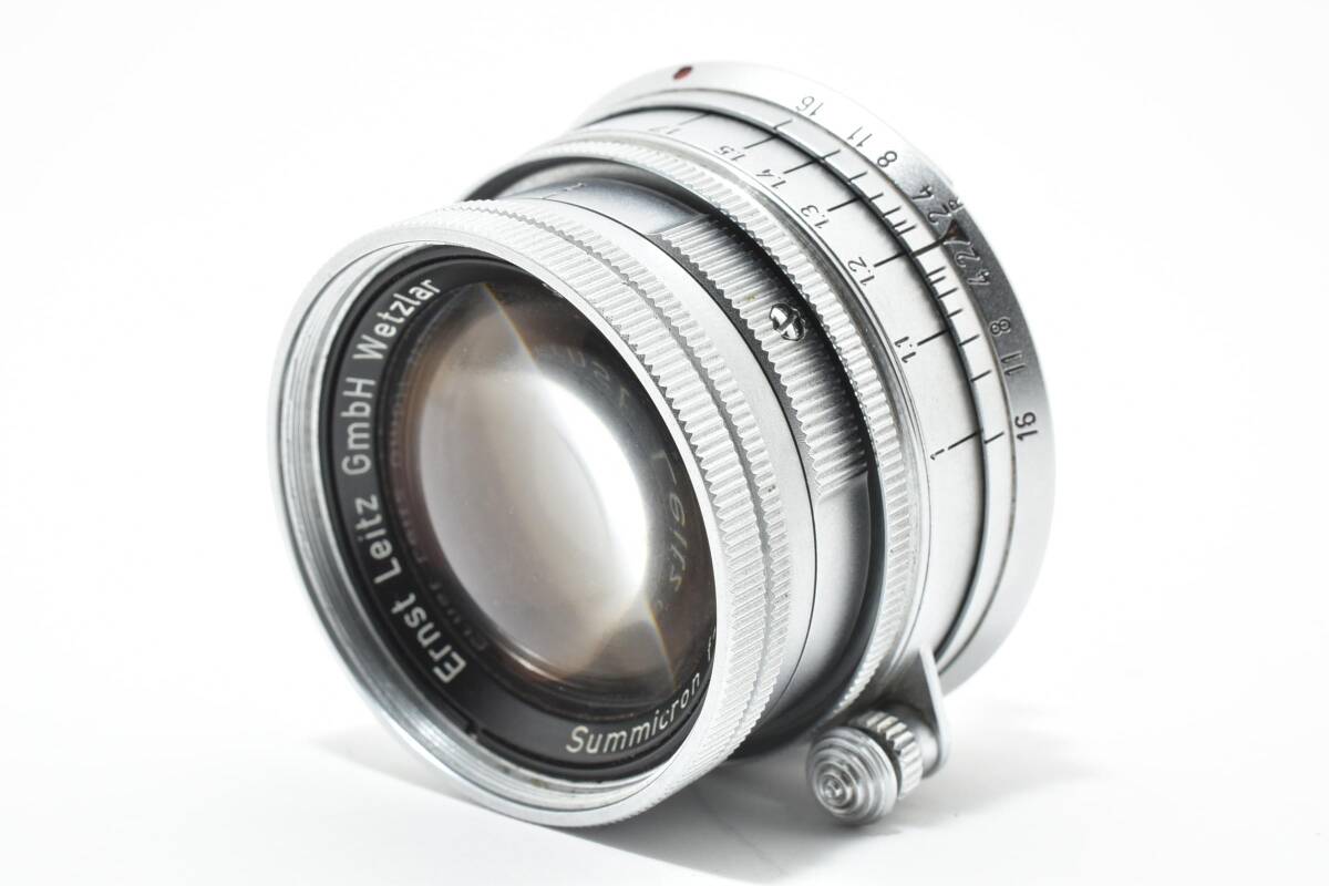 ライカ LEICA Summicron f=5cm 1:2 沈胴 Ernst Leitz Gmbh Wetzlar　#4674