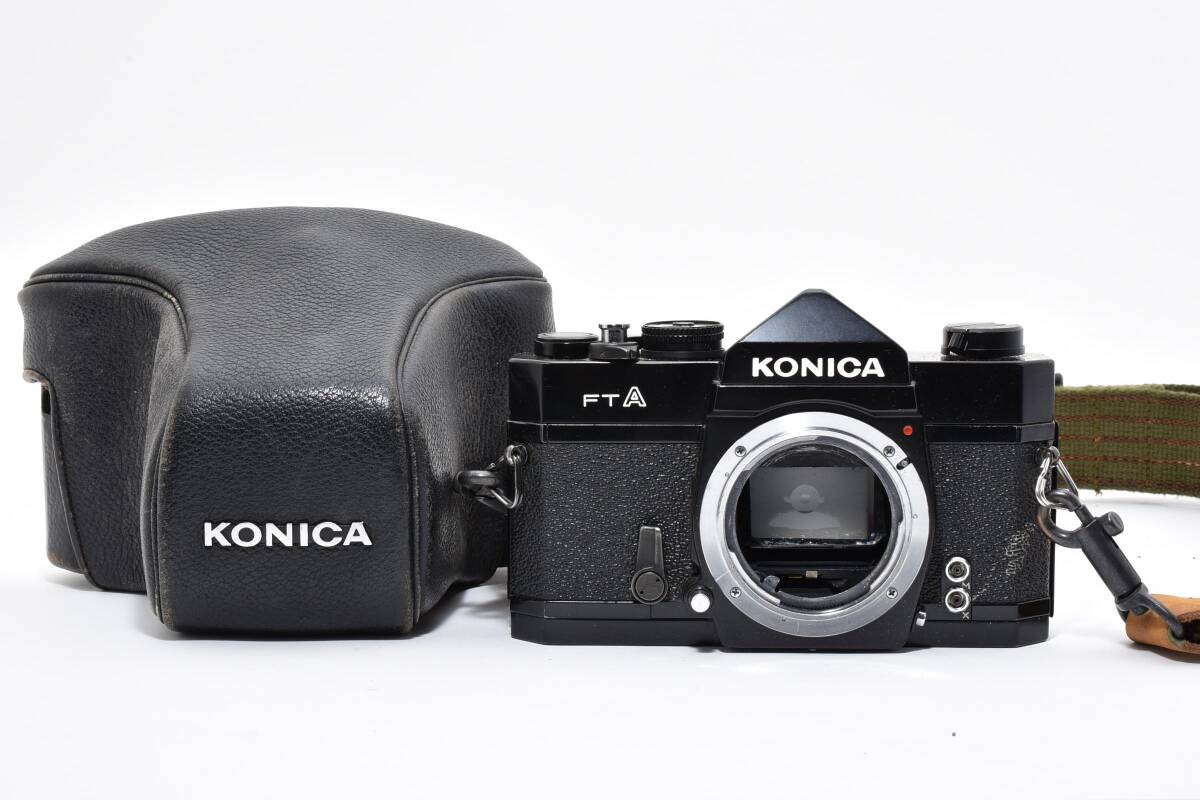 KONICA コニカ FTA ブラック 一眼レフ フィルムカメラ　#4680