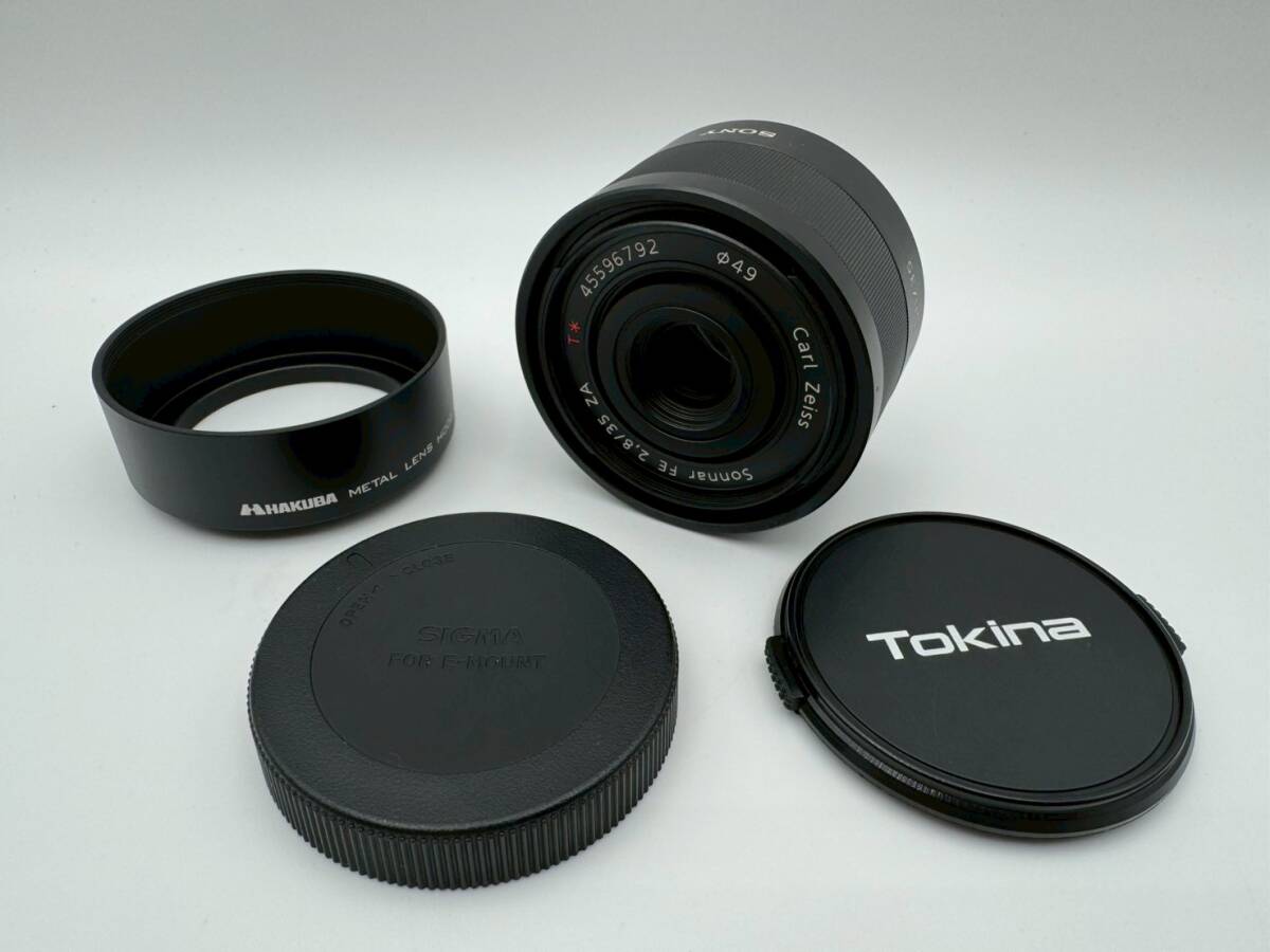☆美品【SONY】Carl Zeiss Sonnar FE 35mm F2.8 ZA 単焦点 SEL35F28Z ソニー 管 : 6045