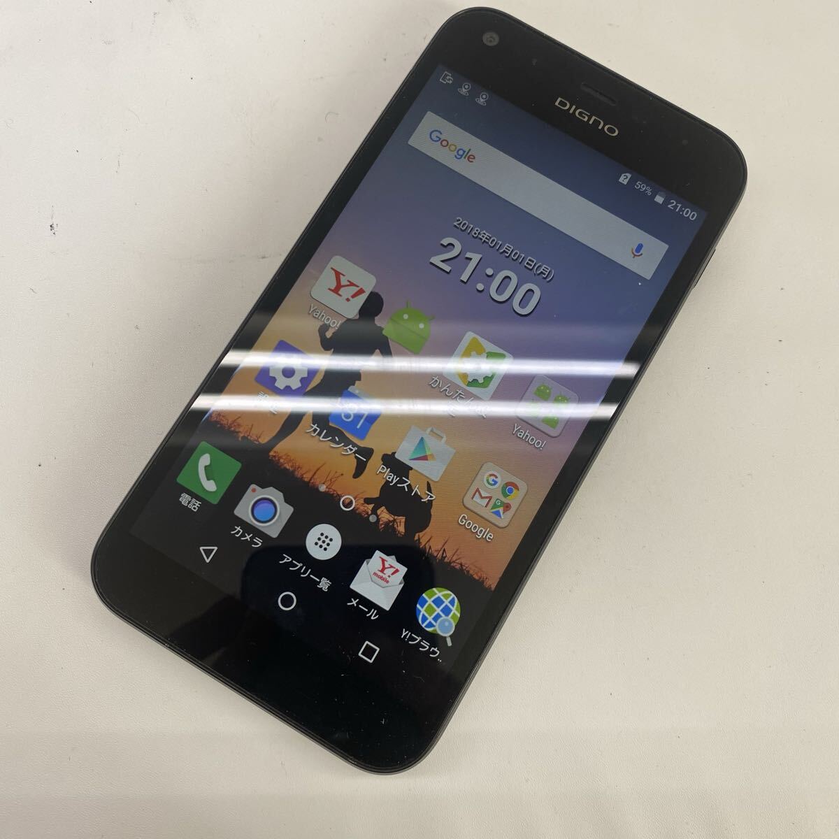 12fk 京セラ DIGNO 503KC KYOCERA Android スマホ mobile リセット済み 利用制限◯ IMEI:356764074746554