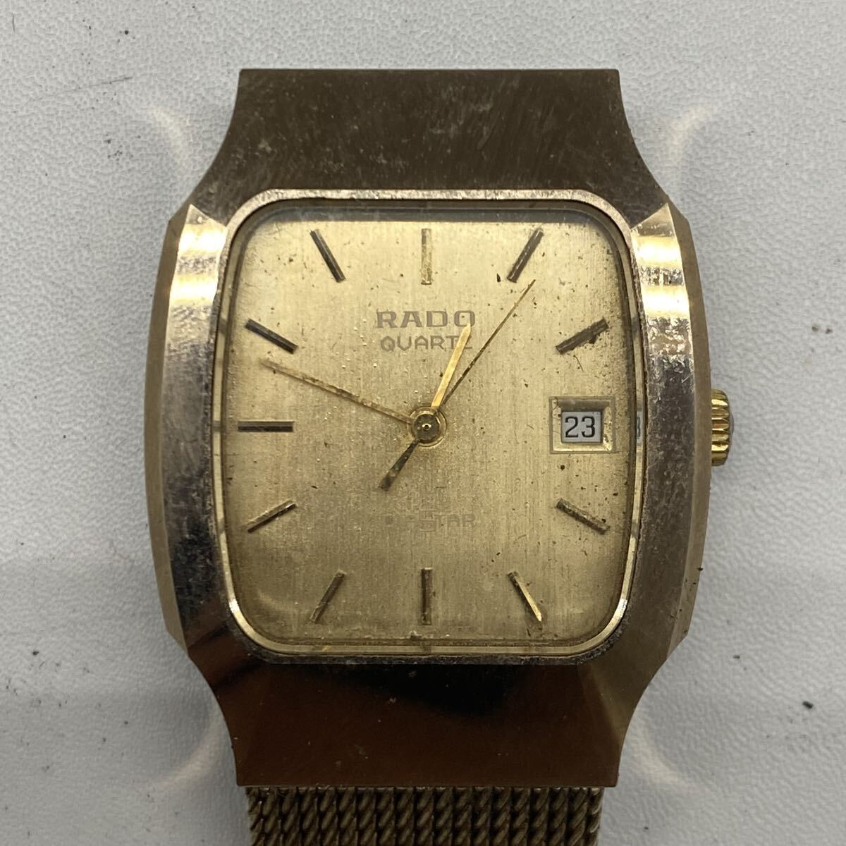 3yh RADO ラドー DIASTAR ダイヤスター 腕時計 ゴールド文字盤 ゴールド