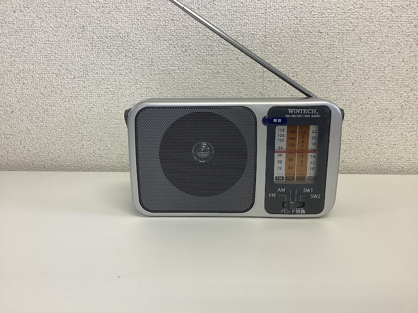 【u1255】【昭和レトロ】WINTECH HR-K71　FMAMラジオ