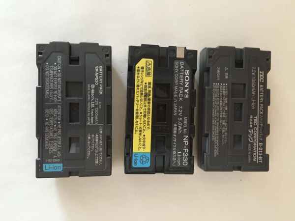 29007 大量 まとめ SONY NP-F330 VM-NP520 B-213-BT