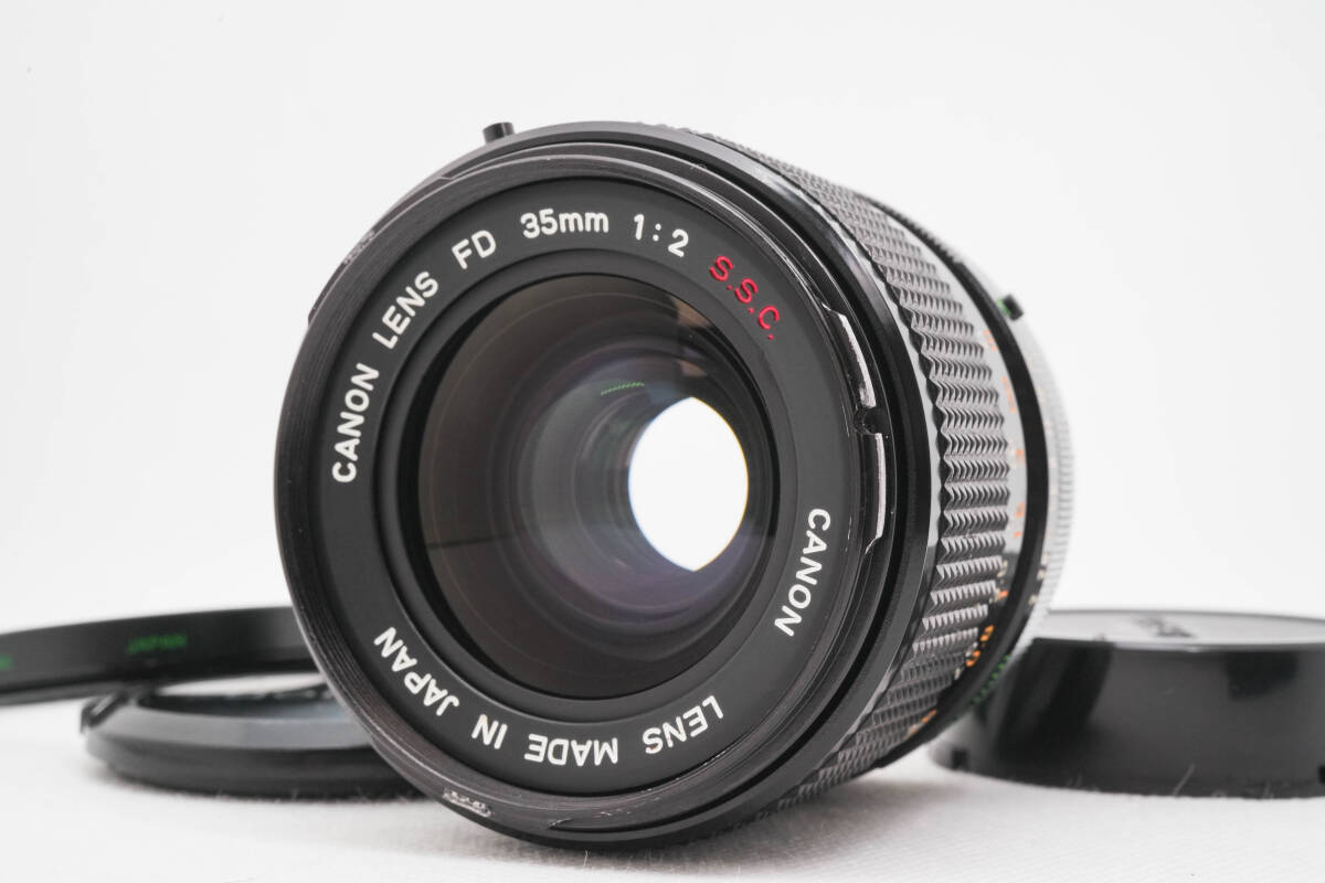 [美品] Canon FD 35mm F2 S.S.C. キャノン　MFレンズ　単焦点レンズ 