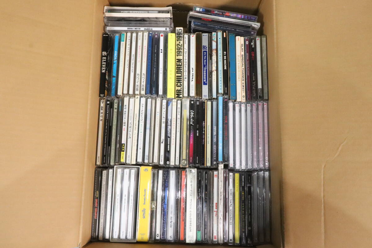 未検品★CD 邦楽 まとめて92点セット まとめ売り 堂本剛 シャ乱Q GLAY 天童よしみ 嵐 山下智久 ＝LOVE Kis-My-Ft2 R430