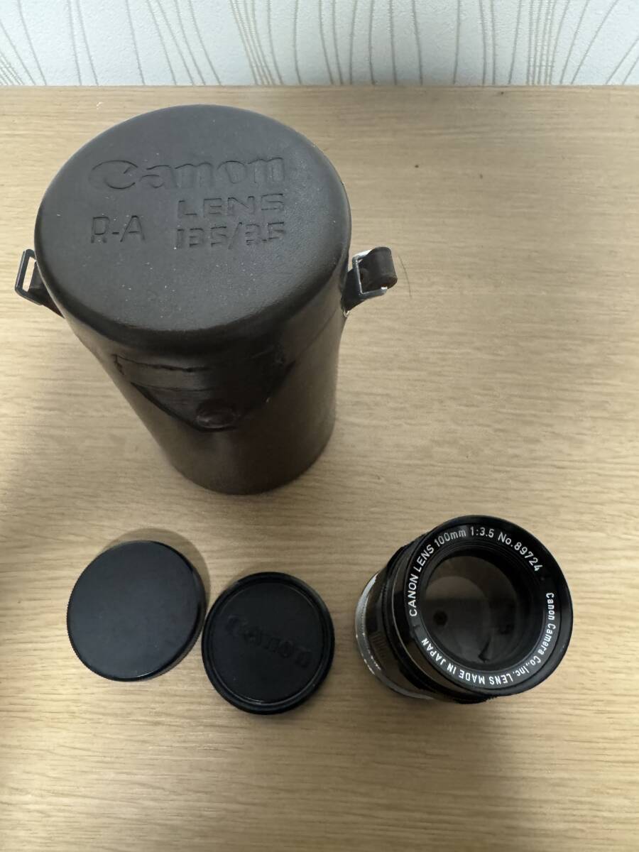 canon キャノン 100mm 1;3.5 ケース付き
