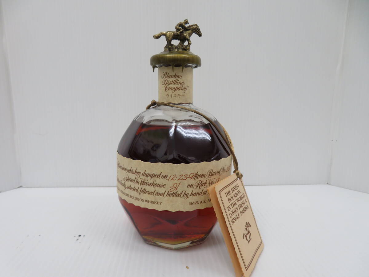 ブラントン　シングルバレル　バーボン　91年　未開栓　750ｍｌ　46.5％　Blanton's　　　　　　　　184