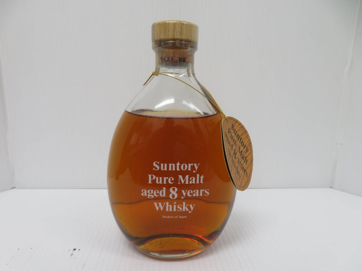 古酒　サントリー　ピュアモルト　8年　ウイスキー特級　従価　未開栓　720ｍｌ　43％　Suntory Pure Malt　　　　　　206