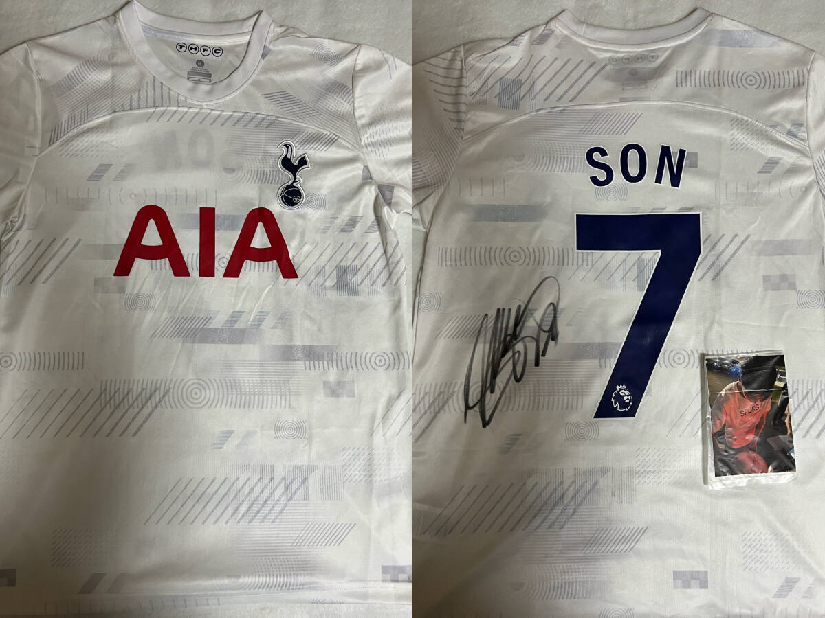 ★トッテナムホットスパー ソンフンミン 直筆サイン入 ユニフォーム　孫興民　プレミアリーグ、ワールドカップ　サッカー★