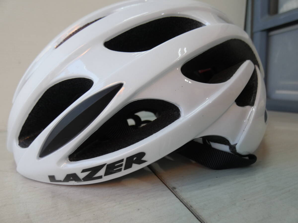 ★LAZER レイザー ヘルメット ロードバイク ホワイト 　　 M05203