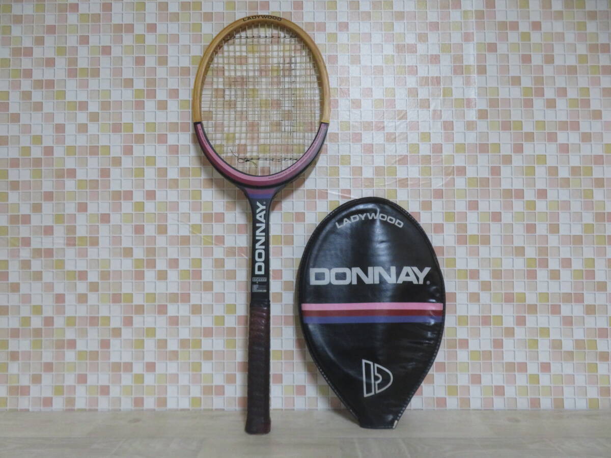 DONNAY LADYWOOD ドネー レディーウッド テニスラケット ソフトケース付き 室内保管品