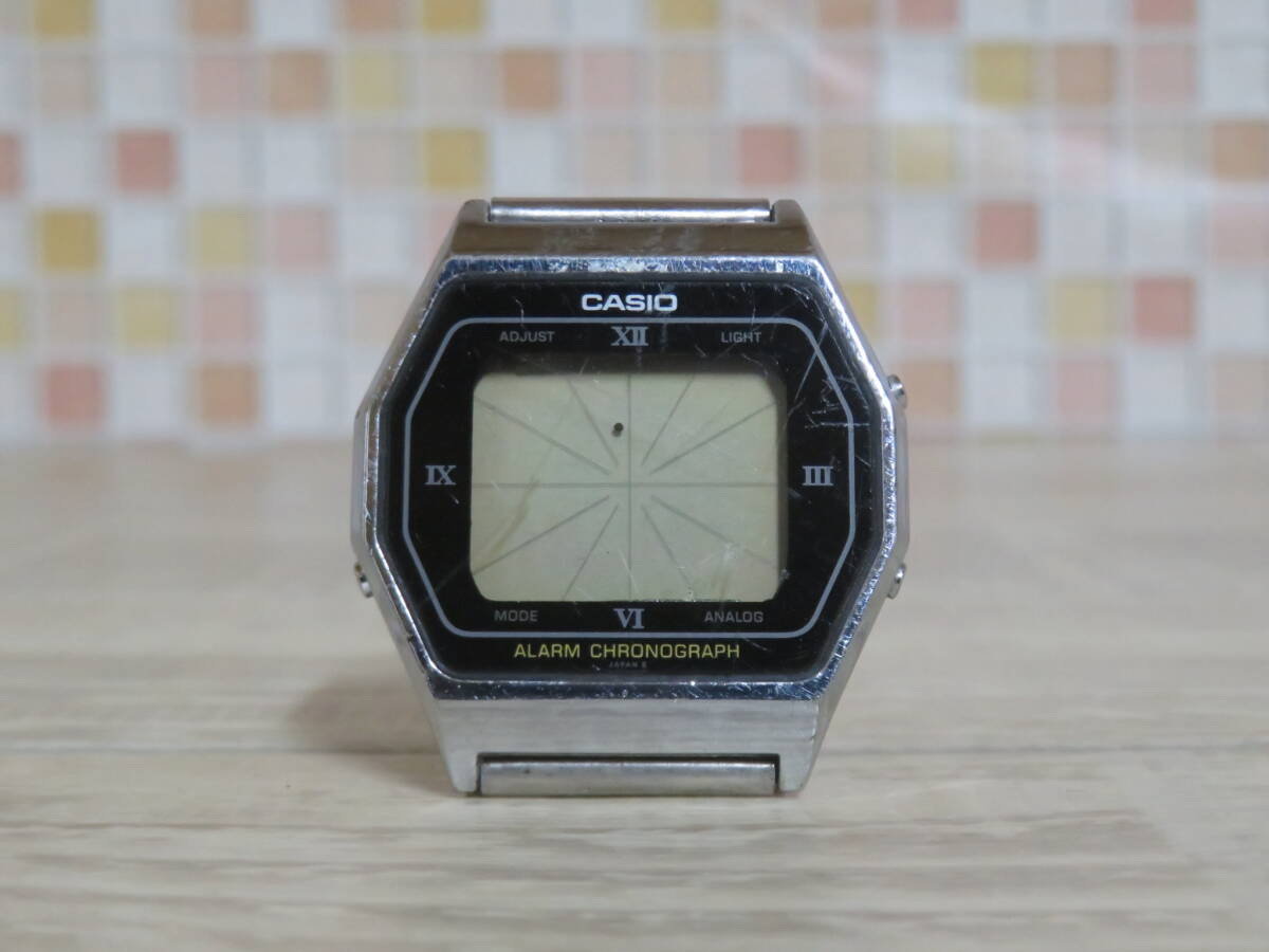 CASIO カシオ AA-86 アラームクロノグラフ ヴィンテージ ブルーサンダーモデル シルバー メンズ クォーツ 腕時計