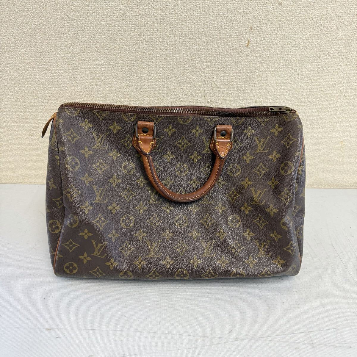 ■22 LOUIS VUITTON ルイヴィトン ヴィンテージ モノグラム スピーディ35 ハンドバッグ ミニボストン シリアル無し